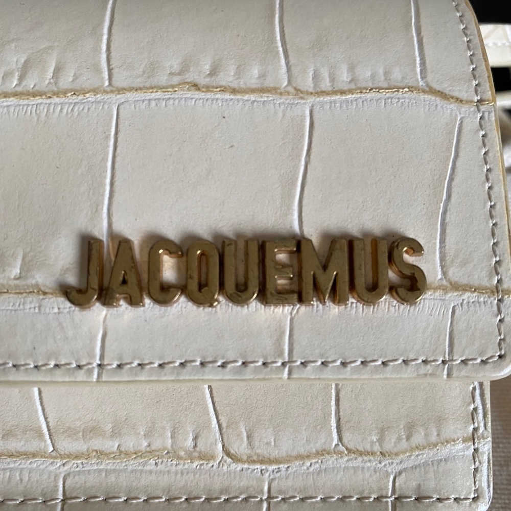 NWOT JACQUEMUS Le Bello Croc Embossed Leather Bag - Picture 7 of 10